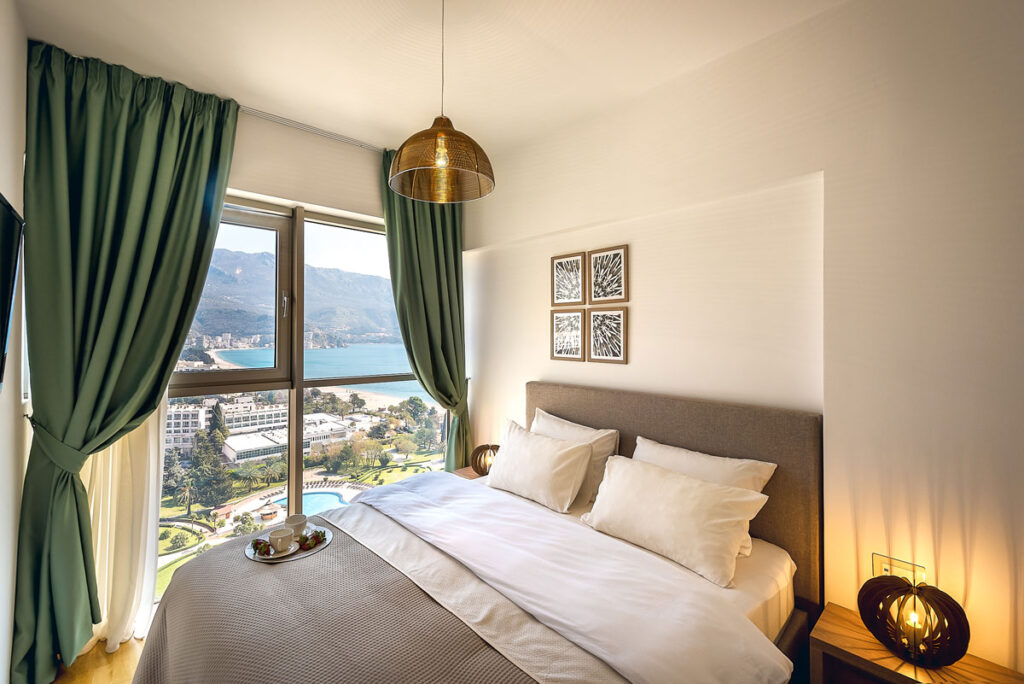 2montenegro: harmonia : apartment one bedroom apartment for rent budva becici, montenegro, sea view, best apartments in montenegro, Dukley, Harmonia by Dukley, property agent, real estate agent, holiday apartment, book direct, real estate broker, book apartment - 2montenegro.me