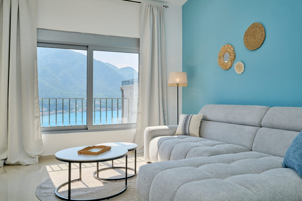 Sofa bed against sea view background - 2montenegro.me